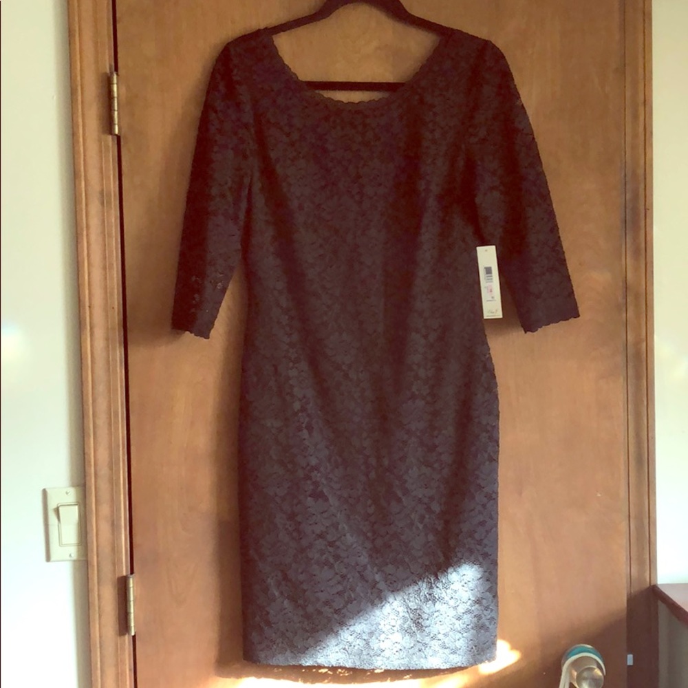 Eliza J Black Sheath Dress